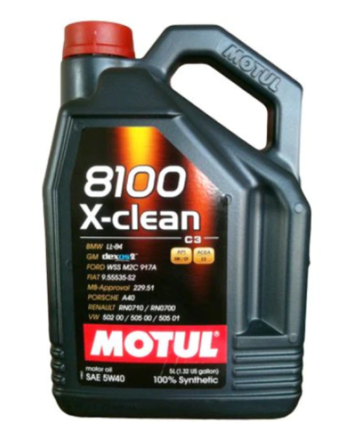Ulei motor MOTUL 8100 X-CLEAN 5W40, volum 4 litri, sintetic